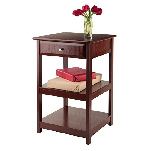 Winsome Wood Delta Printer Table, Walnut