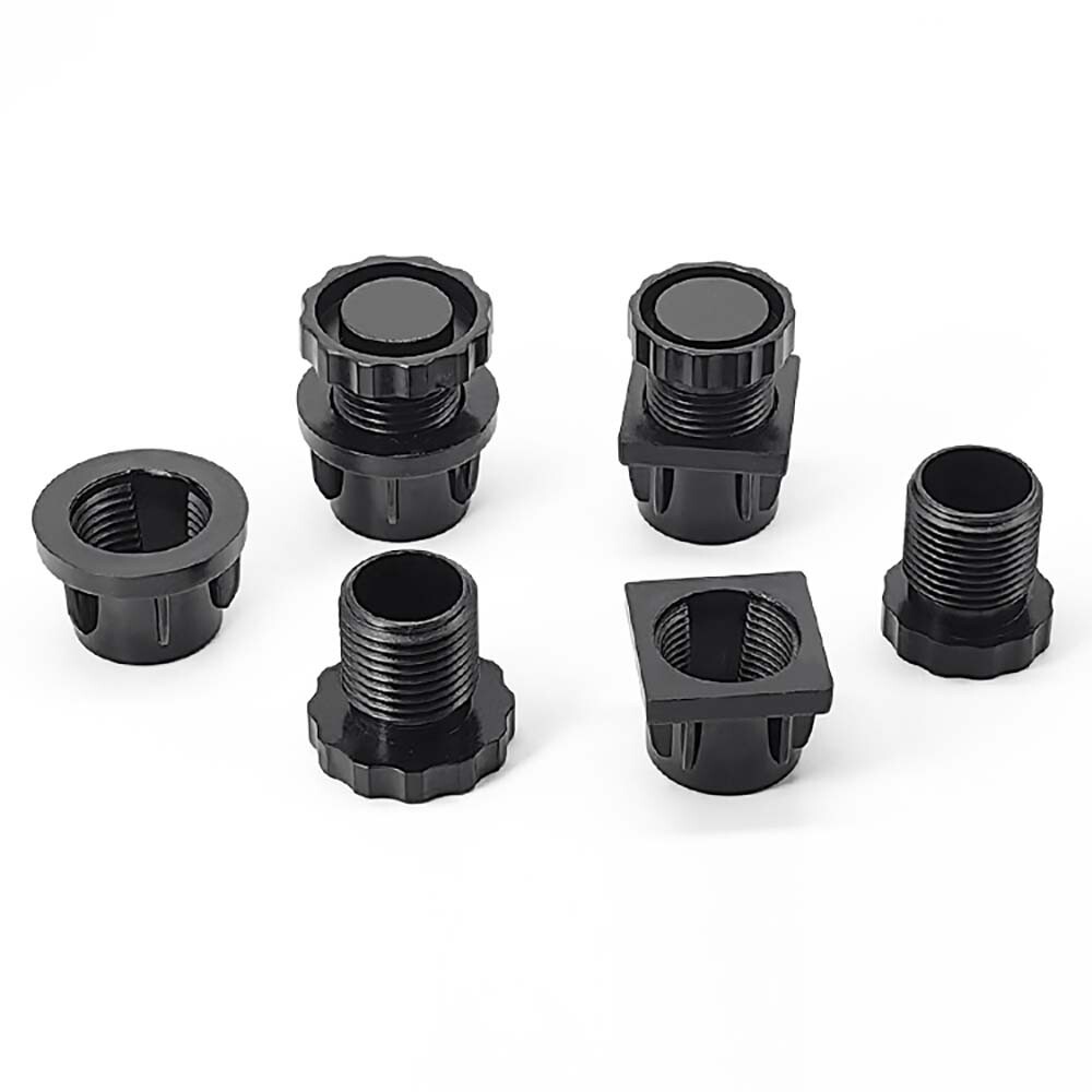 Square Plastic Adjustable End Caps/abs Adjustable Furniture Leveling Table Feet