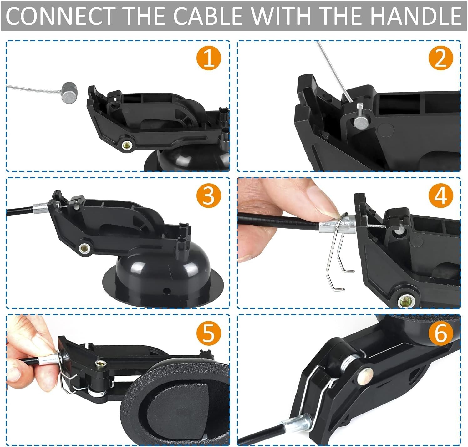 Universal Recliner Replacement Parts Kit with Handle & Cable – Easy Repair Set