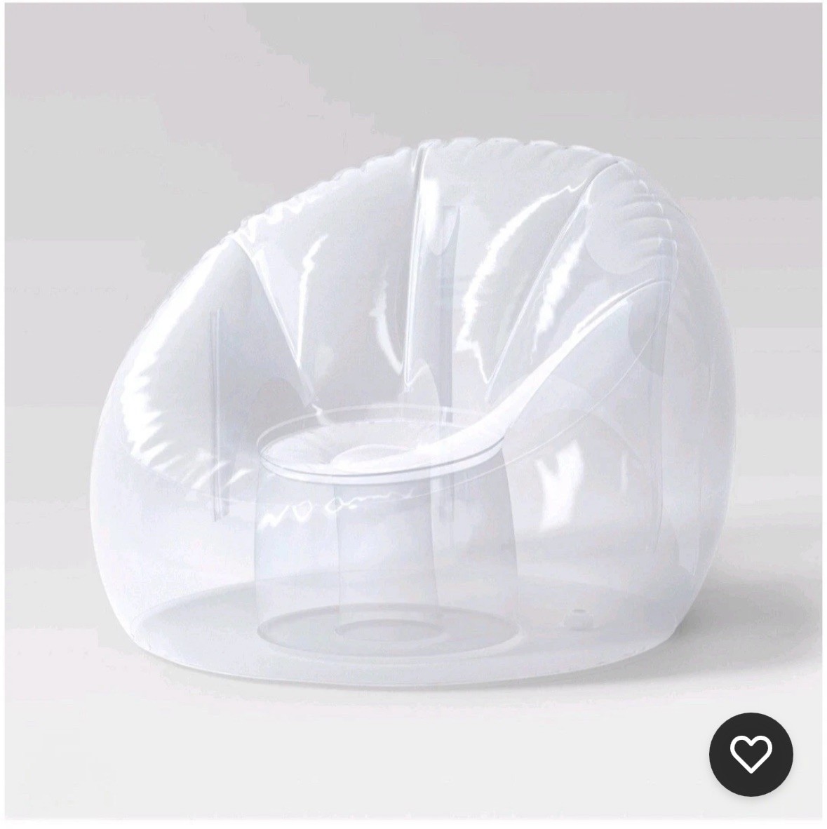 Room Essentials Inflatable PVC Novelty Indoor Lounging Dorm Chair 220 LBS