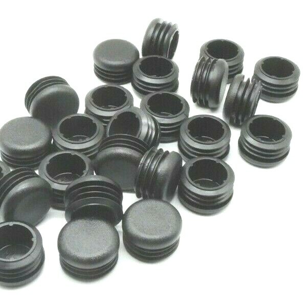 1-1/4″ OD LDPE Tube End Caps – USA Round Inserts for Frames Racks Benches Shop