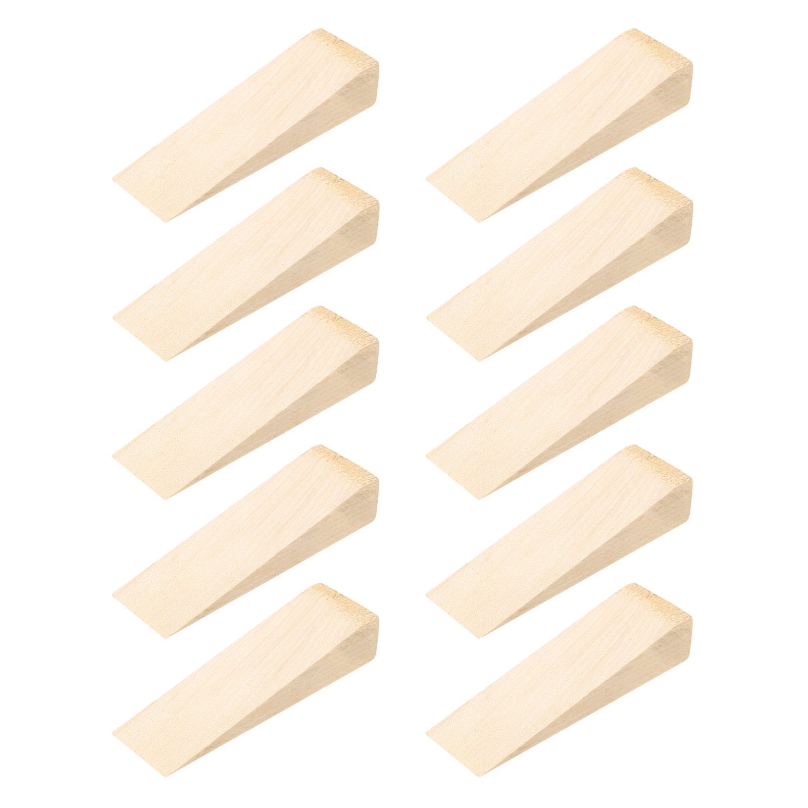 10Pcs Wooden Door Stopper 3.94″x1.18″x0.79″ Non-Slip Home