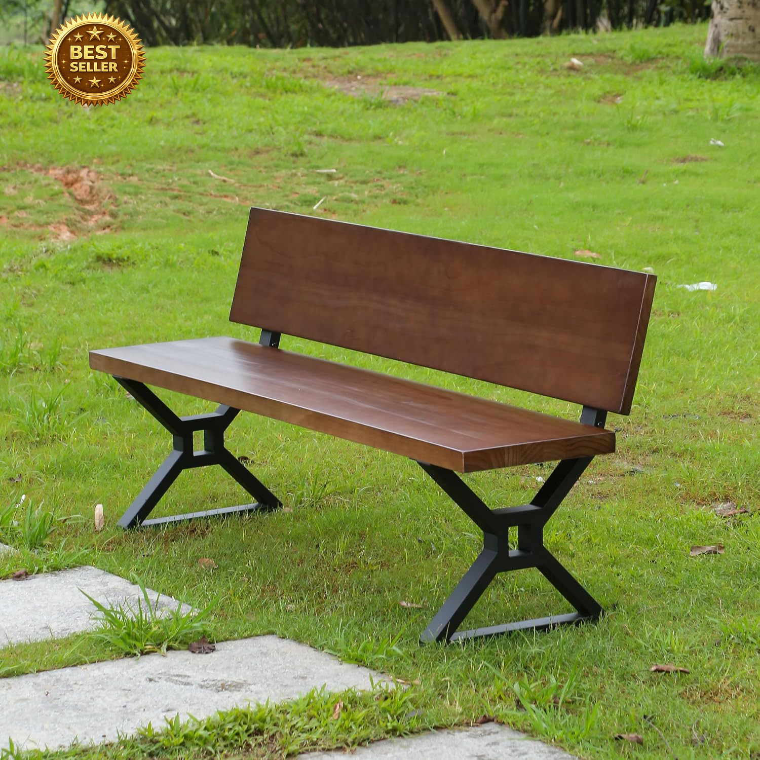 16in Metal Bench Legs Set of 2 Heavy Duty Steel Backrest Bracket DIY Furniture