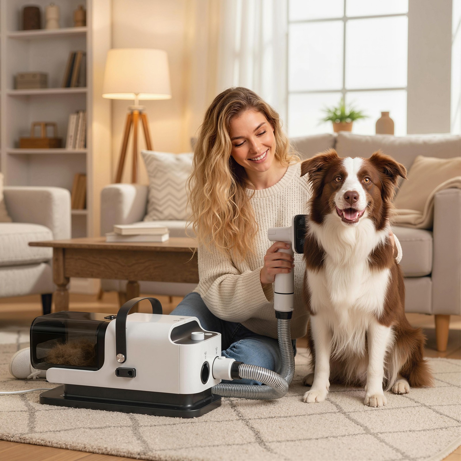 5 in 1 Dog Grooming Vacuum & Dryer w/ Clipper