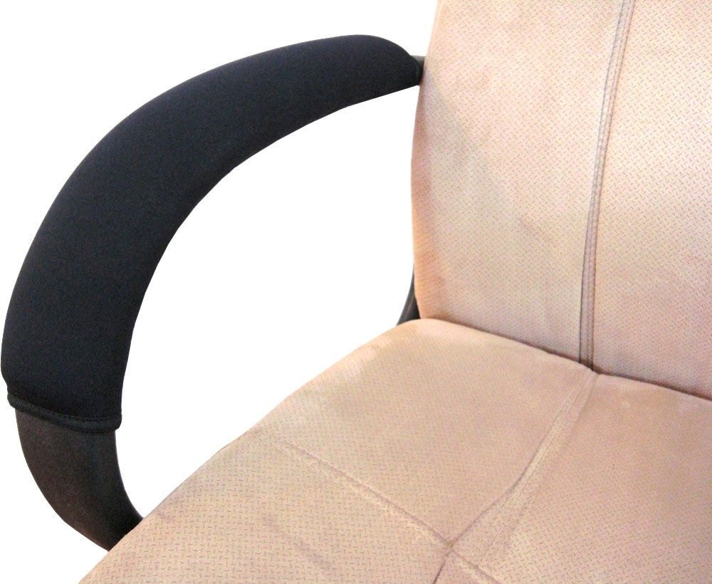 2 Pieces Home Office Polyester Removable Machine Washable Chair Armrest
