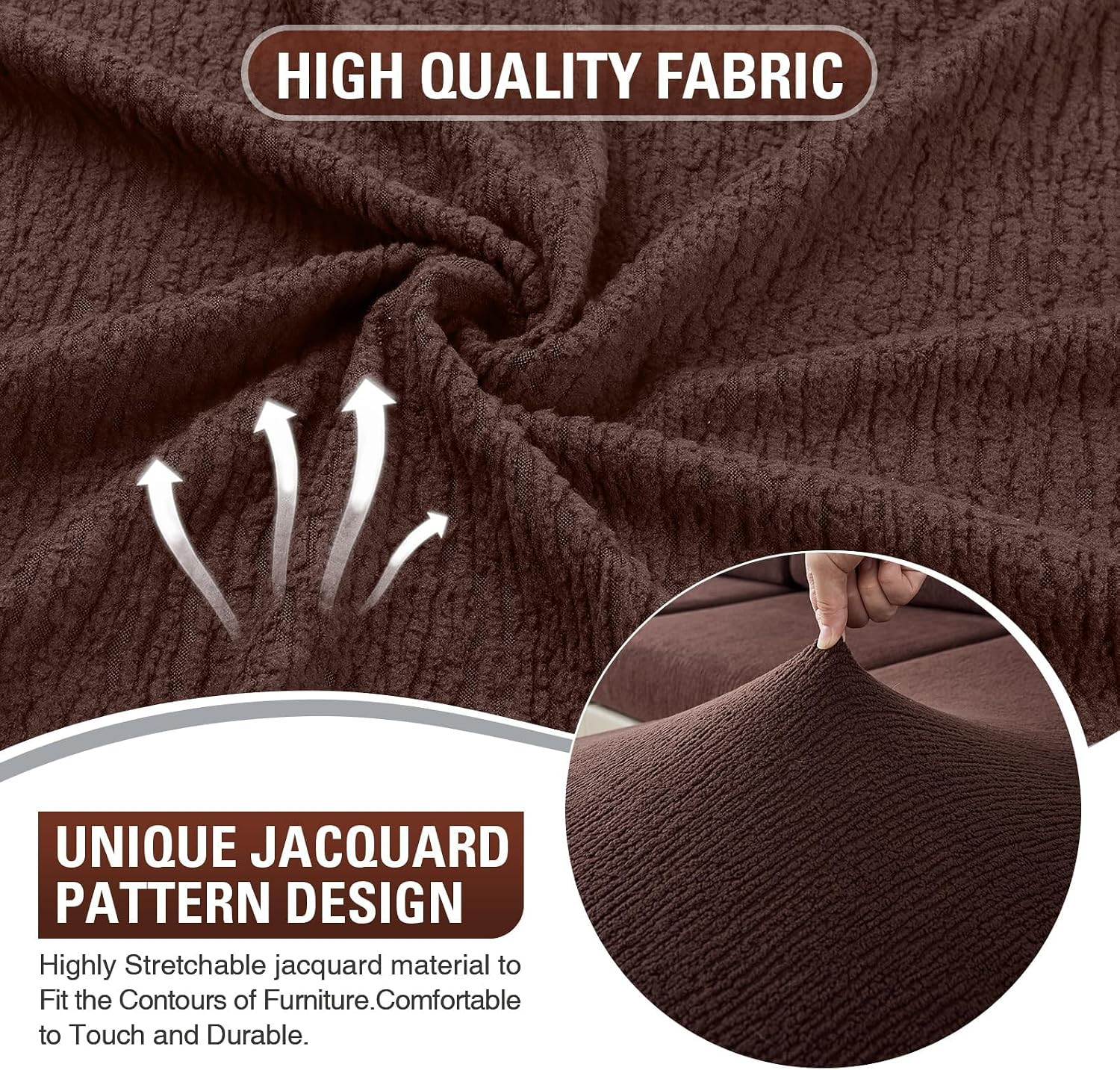 Couch Cushion Covers Sectional Couch Covers Stretch Washable Soft Seat Cushion C