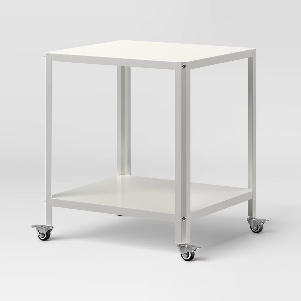 Metal Accent Table Chalk White – Room Essentials