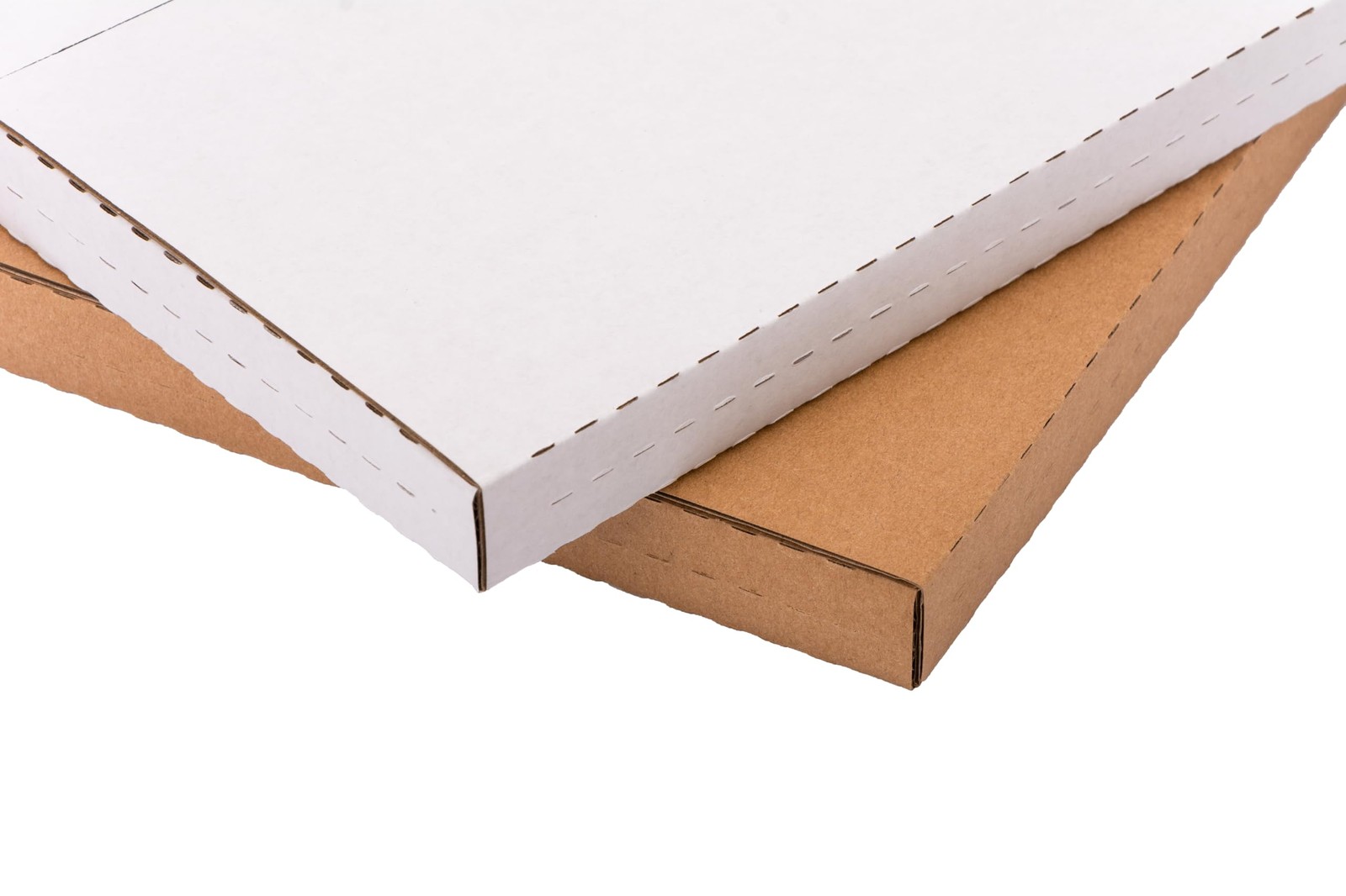 Yushyijie 50 Pack 9X6X1.3 Inch Small Boxes Multi-Depth Flat Corrugated