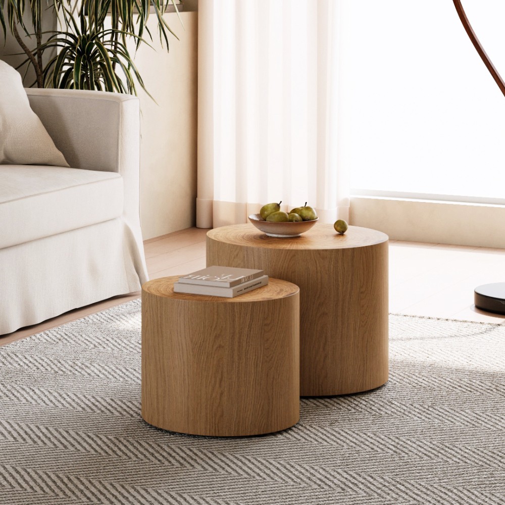 Nesting Coffee Table Features two tables of different sizes Multi-purpose