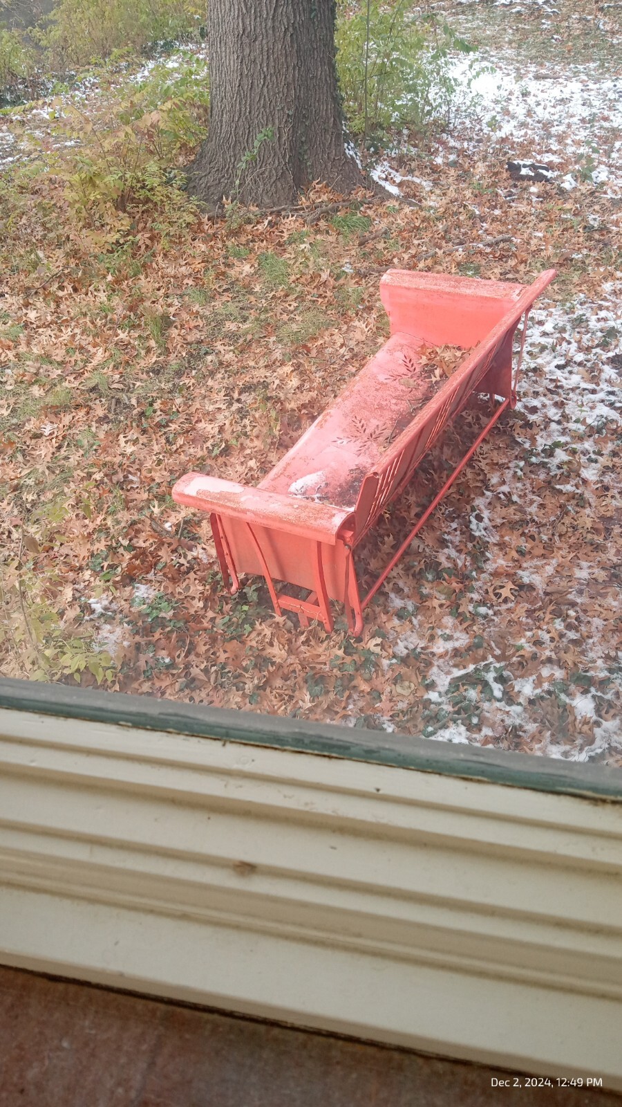 antique glider rocker
