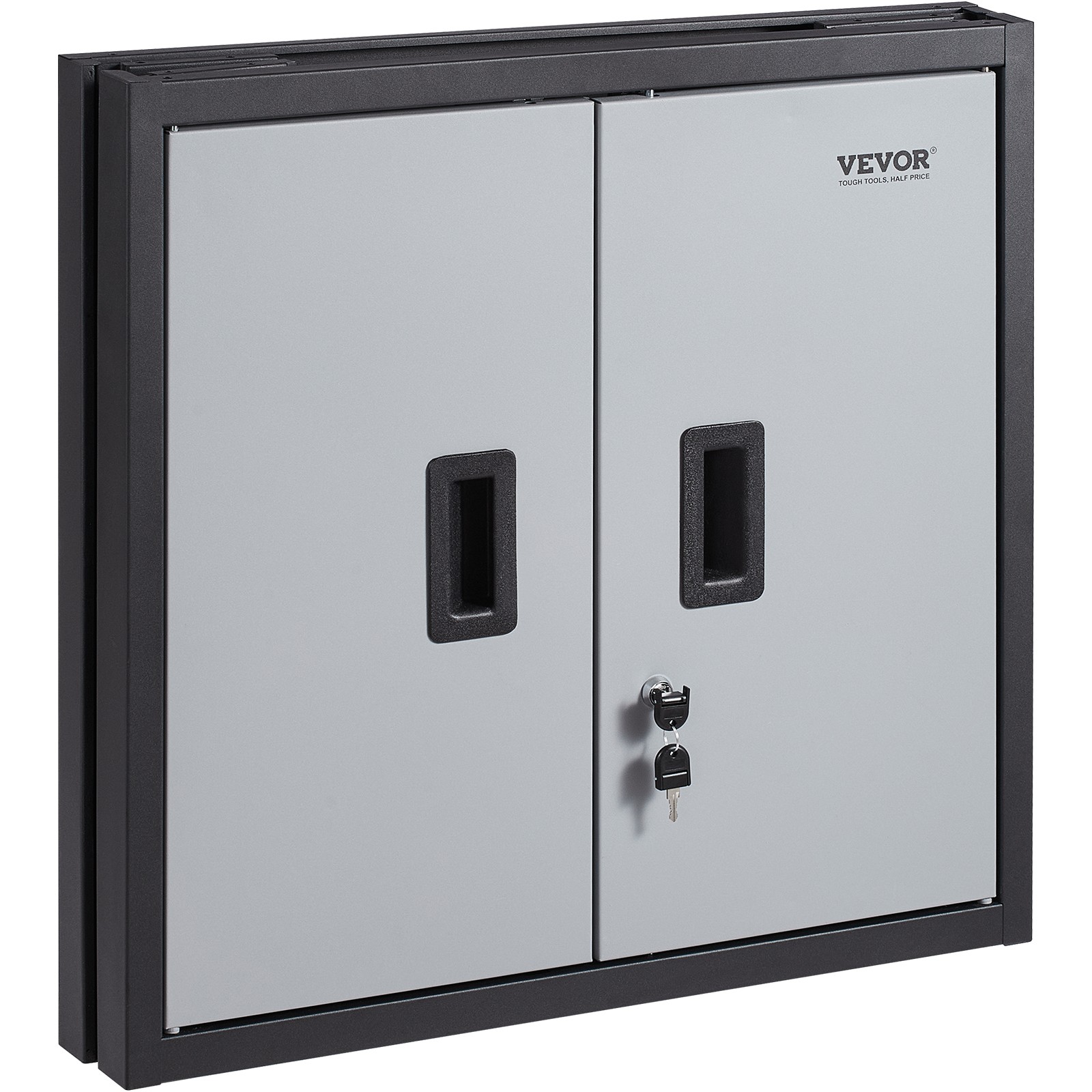 VEVOR Foldable Wall Cabinet Garage Cabinet Wall Mounted 26″ Small Cabinet 240LBS