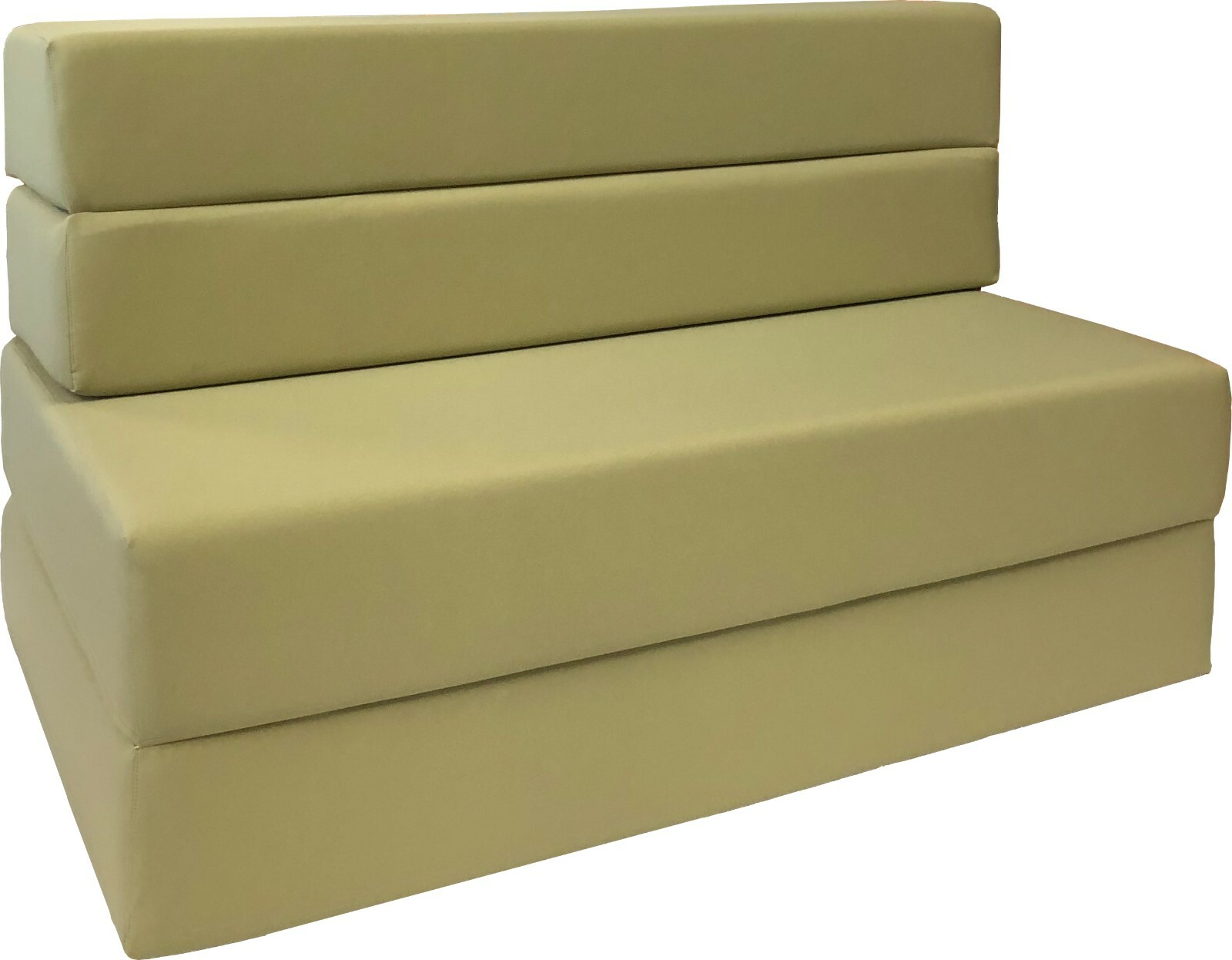 Full Folding Foam Mattresses, Chair, Sofa Bed, RV Mattress 6x54x75, Tan