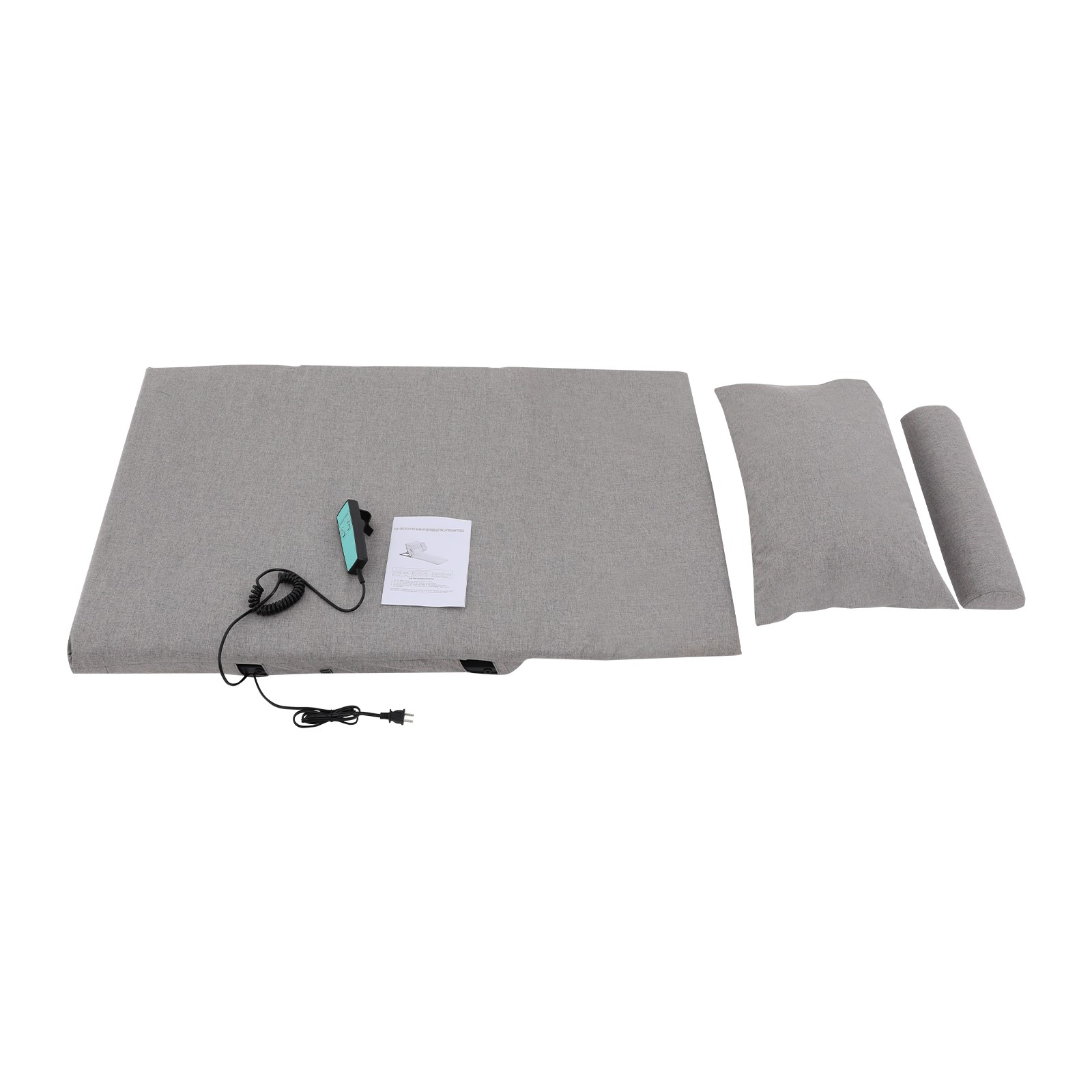 Electric Assisted Wake-up Relax Bed Electric Lifting Mattress Bed Backrest Grey