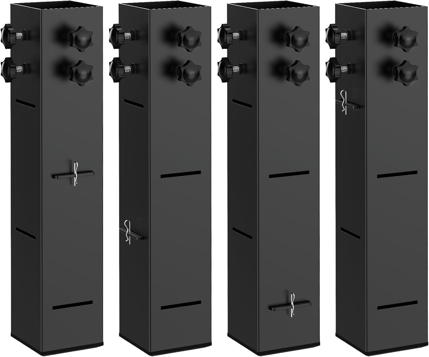 2025 Up-Grade College Dorm Bed Risers 3.15″ Diameter Carbon Steel Metal Bed