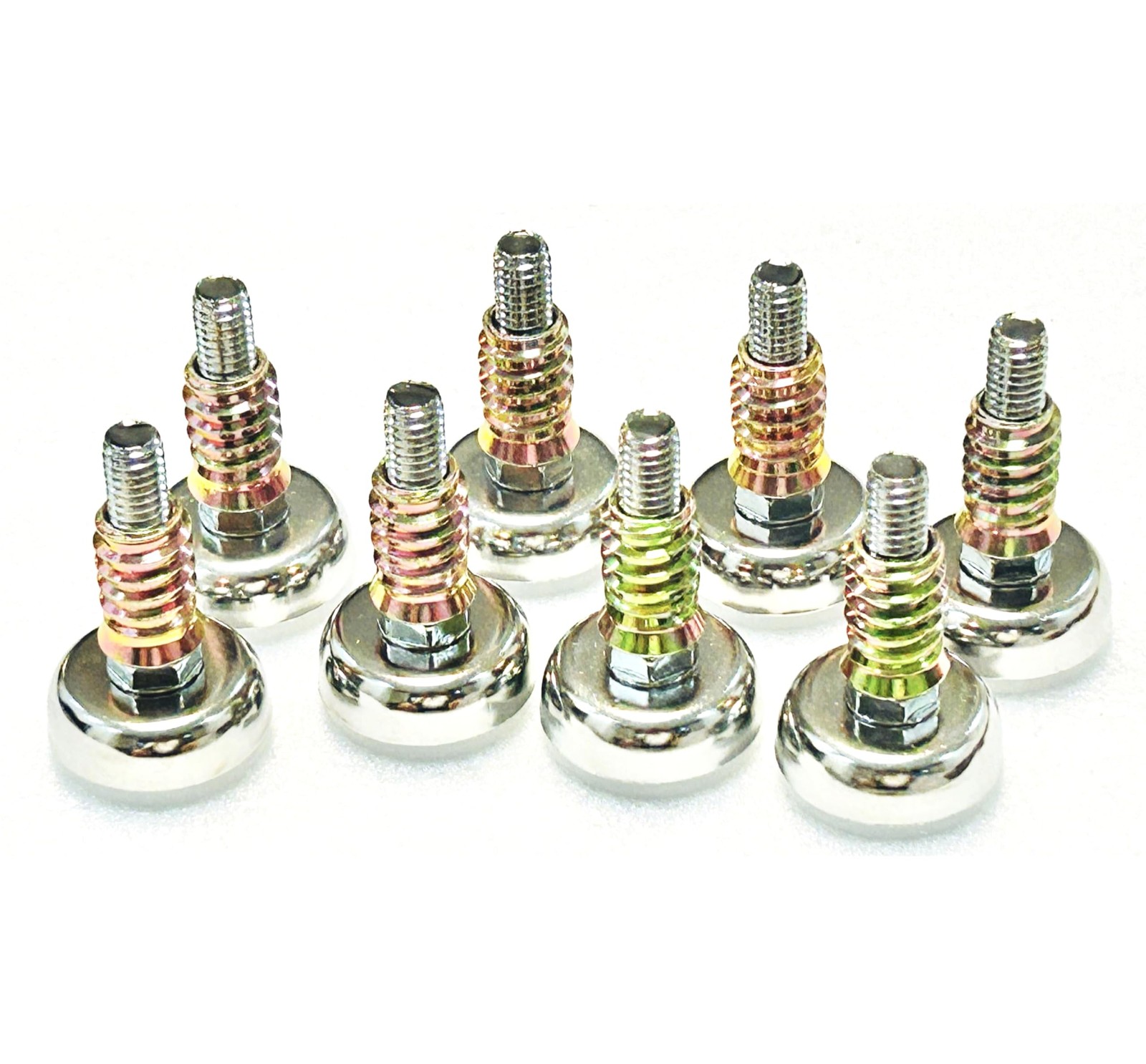 Heavy Duty Furniture Leg Leveler, 3/8′-16 Thread, Set of 8, 450lbs Capacity E…