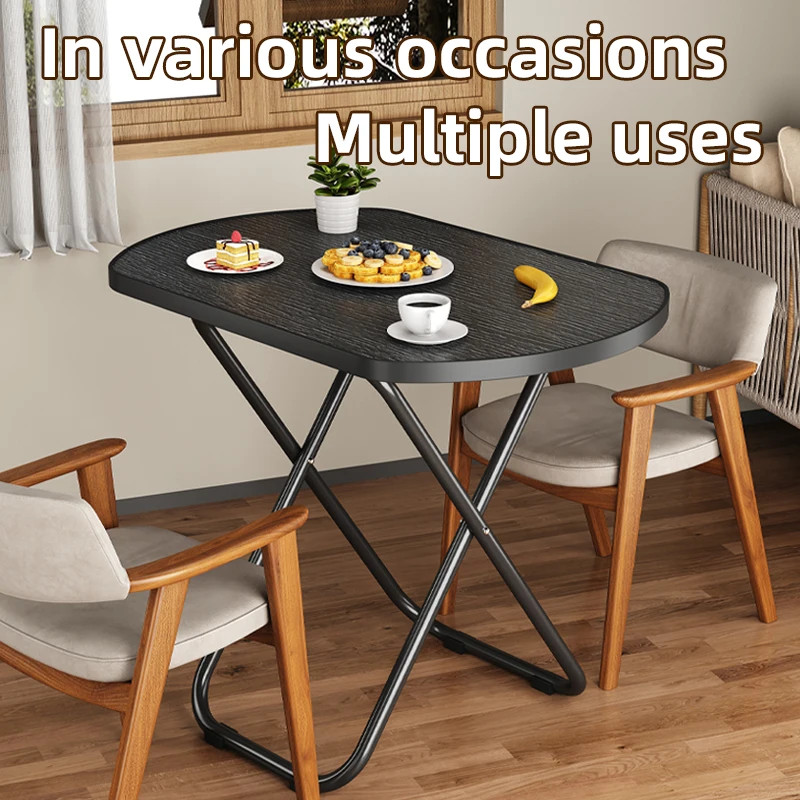 Stable Tray Table with No Assembly Required, TV Dinner Tray for Eating, Foldable