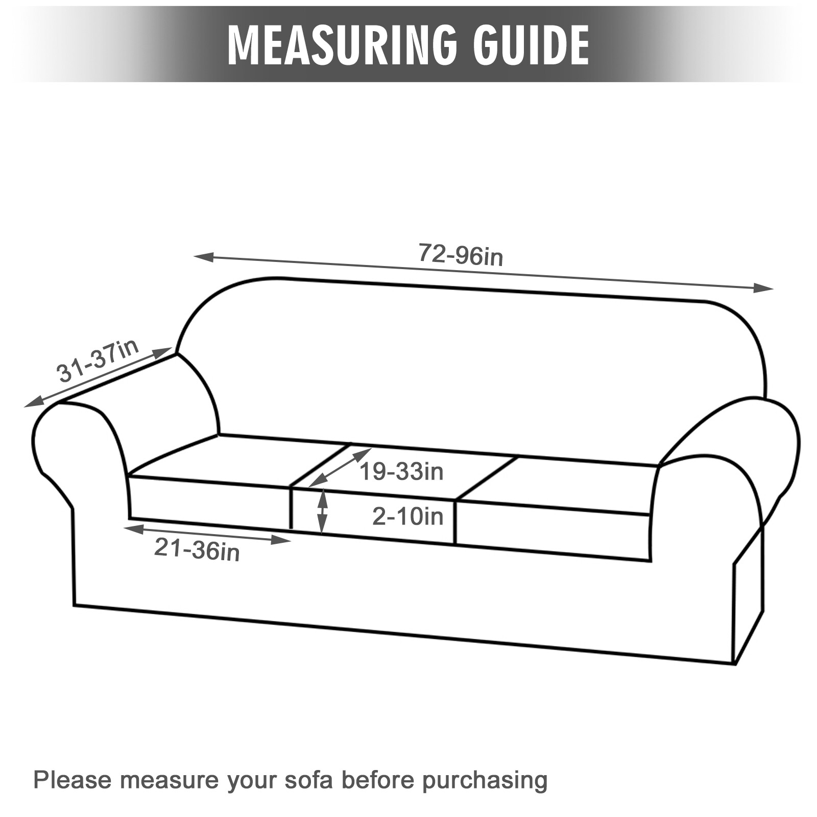 Stretch Velvet Sofa Covers Couch Chair Slipcover Protector with Cushion Cover