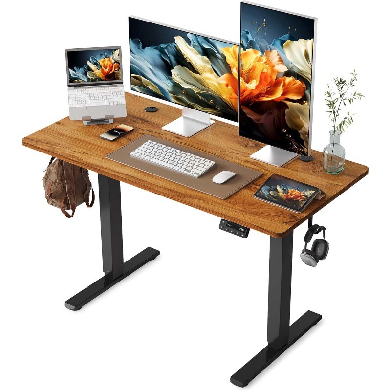 Electric Standing Desk 48×24 Inches Stand Up Desk Splice Board Adjustable Height