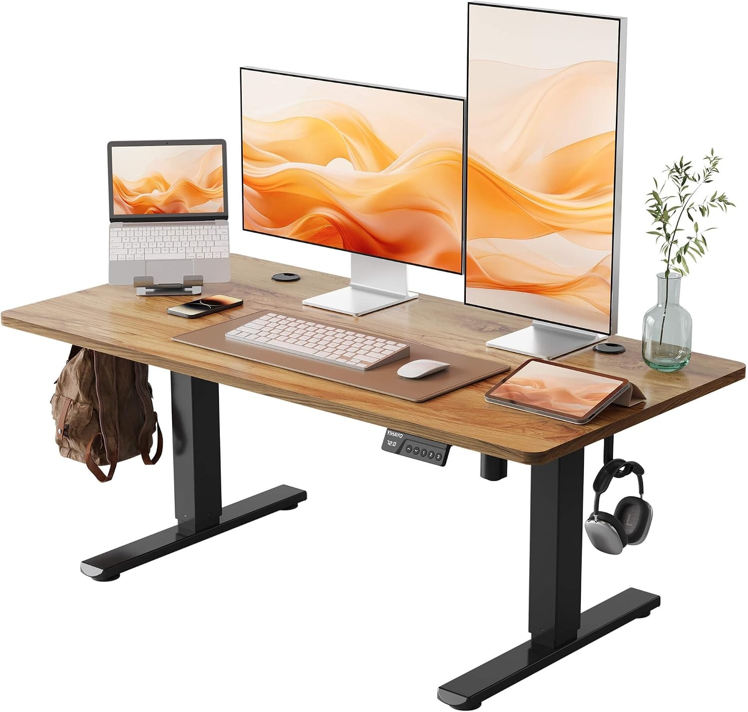 Low Height Adjustable Desk Lifts 18.1-28.3 Inches Electric Standing Desk Short