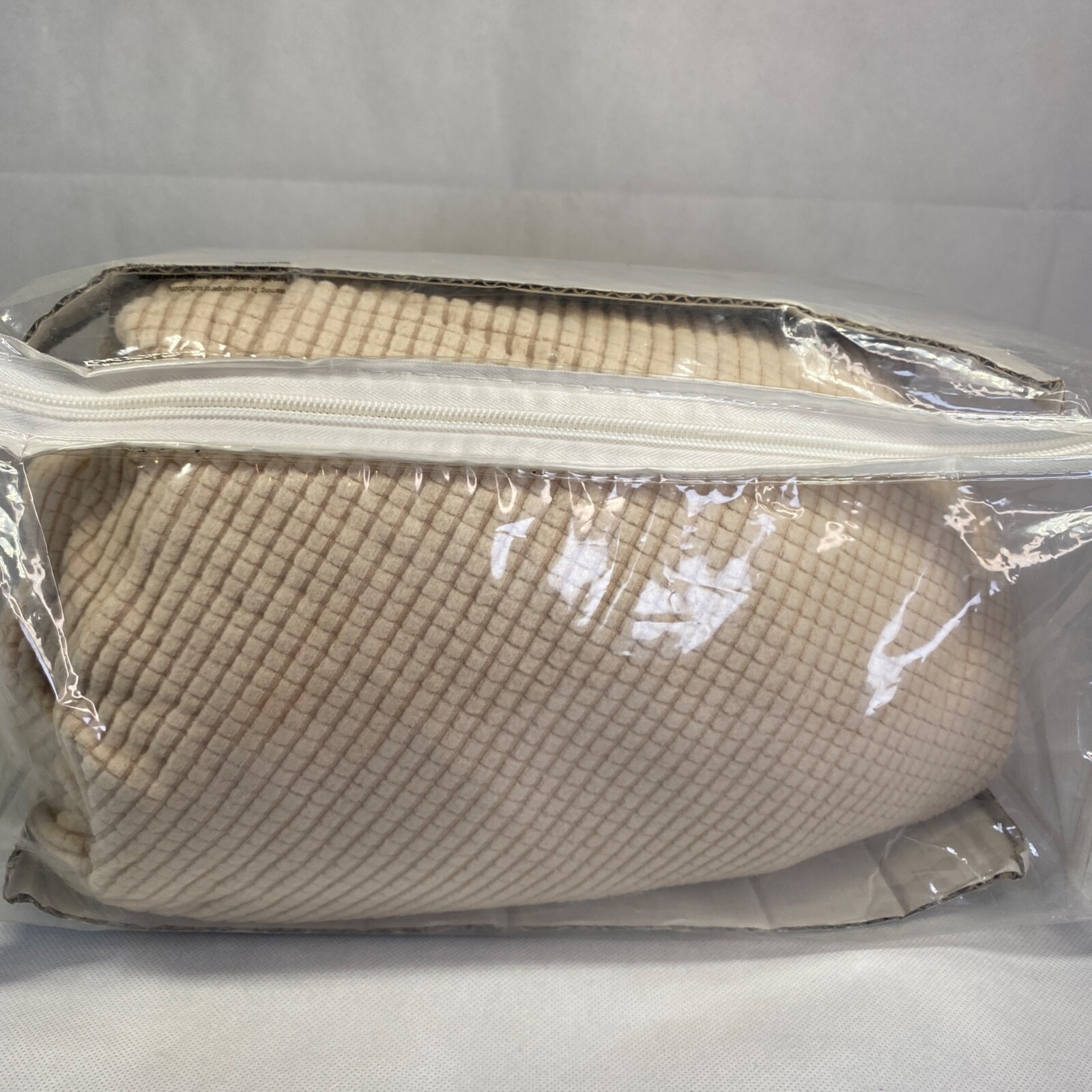 Stretch Oversized Slipcover By Easy-Going, Ivory, Easy Care, Anti-slip, Elastic