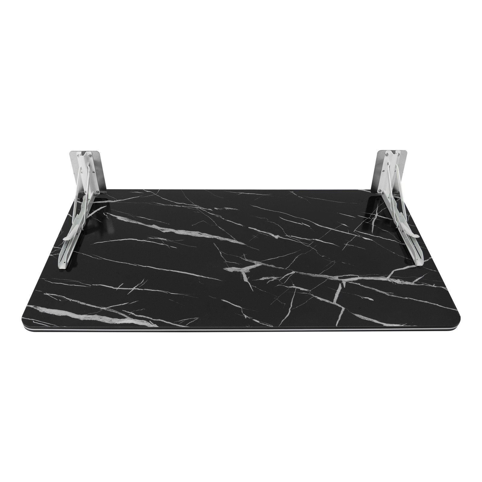 35.43×19.69in Black Wall Mounted Folding Table- Space-Saving Desk & Workbench