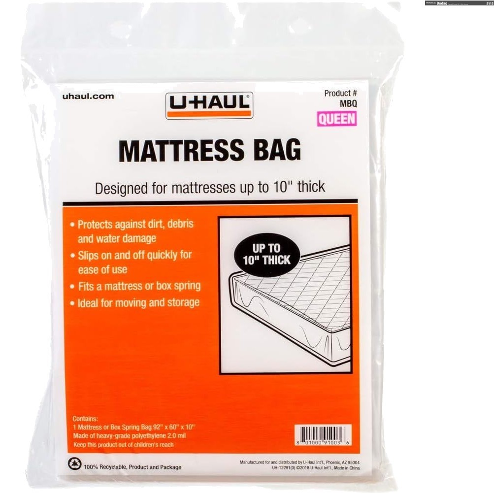 Heavy-Duty Queen Mattress Bag (92″ x 60″ x 10″) for Safe Moving & Storage