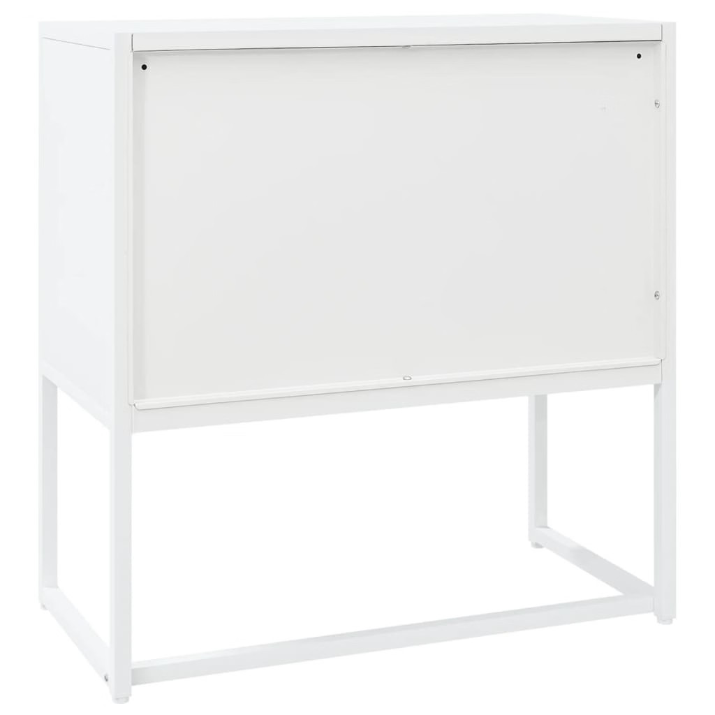 Sideboard White 29.5″x13.8″x29.5″ Steel