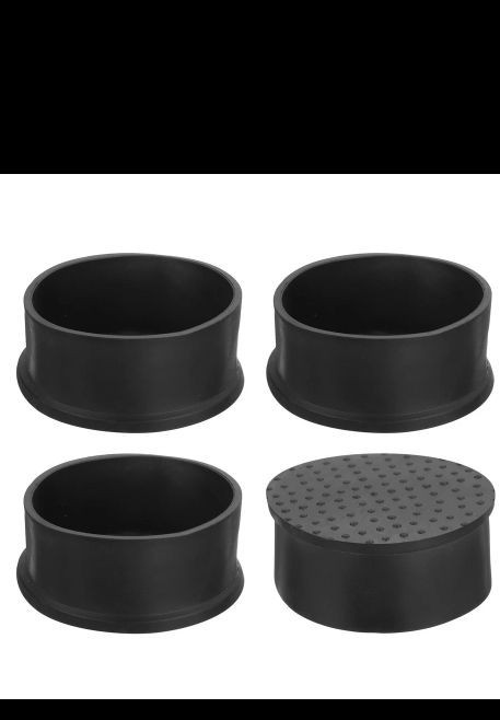 Chair Leg Tips Caps 4pcs, 76mm, Black