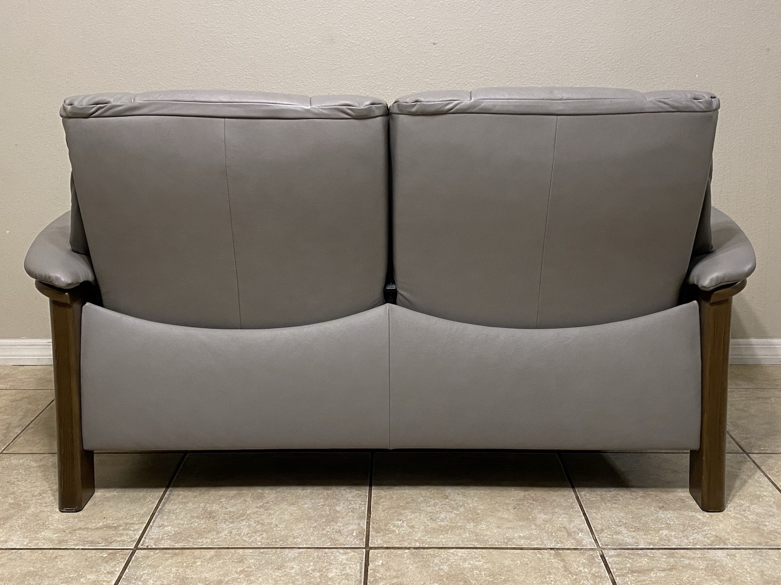 Ekornes Stressless Buckingham Leather Loveseat Sofa Luxury Furniture Norway MCM
