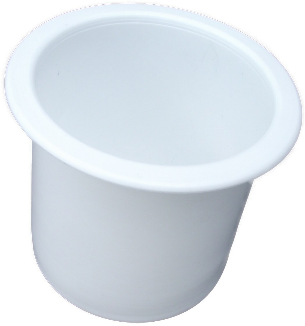 White Plastic Cup Holder Boat RV Car Truck Insert Sofa Poker Tables Dropin 2″7/8
