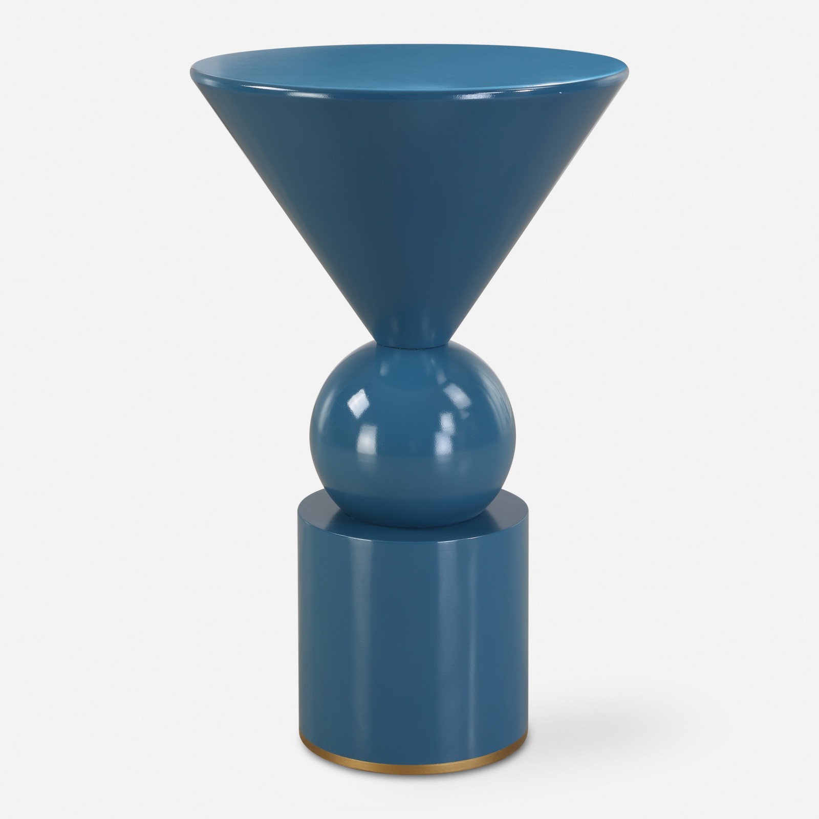 Uttermost 22944 Trig 14″W Iron – Blue