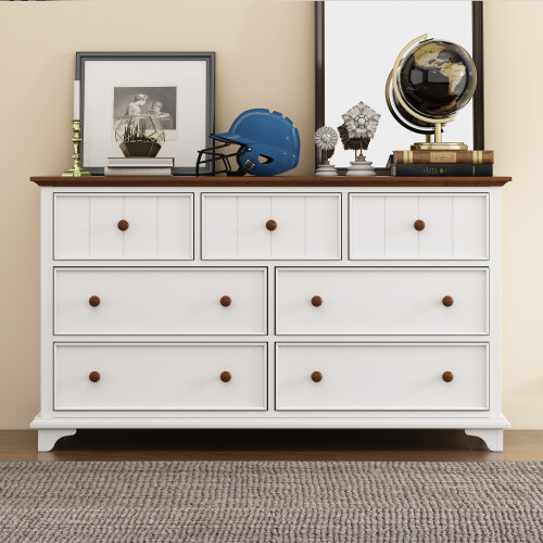 Solid Wood Bedroom Sets Captain Bed with Trundle & 3 Drawers Bookcase Headboard