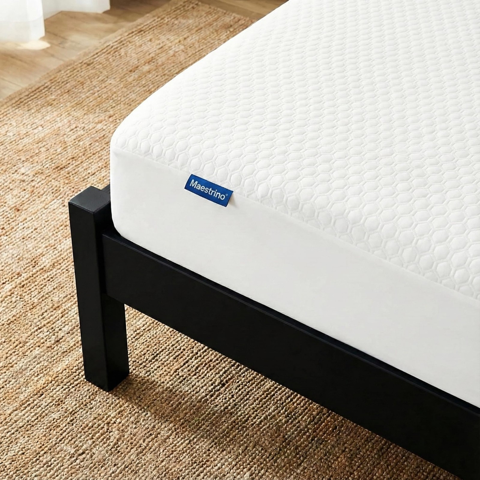Luxury California King Size Tencel Waterproof Mattress King, White