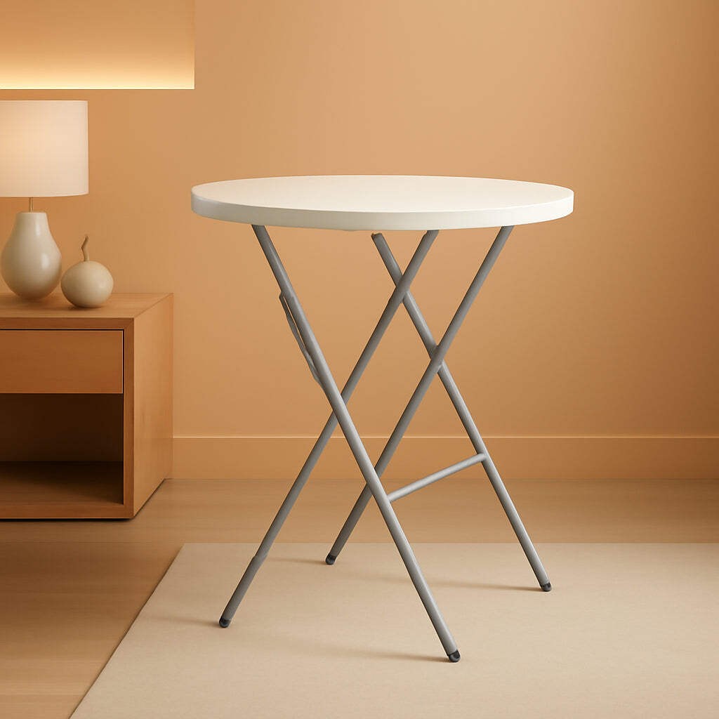 32 Inch White Ultra light weight Folding Table Outdoor