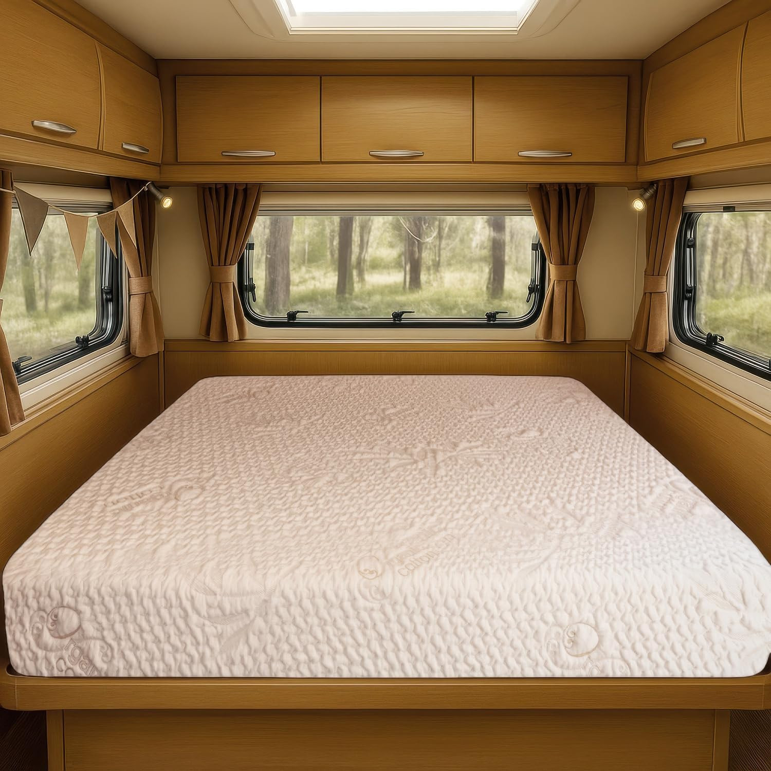 4” X 24” X 72” Truck, Camper, RV Travel Visco Gel Memory Foam Bunk Mattress