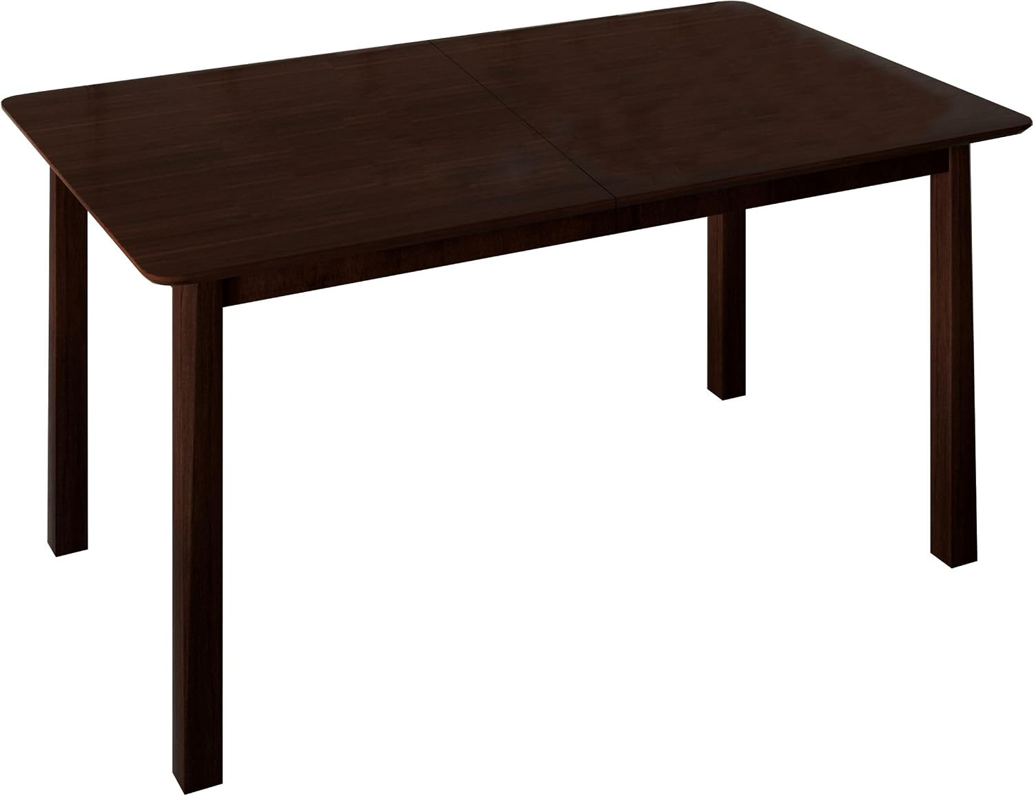 Stylish Dark Brown Rectangular Dining Table – Easy Assembly & Durable Design