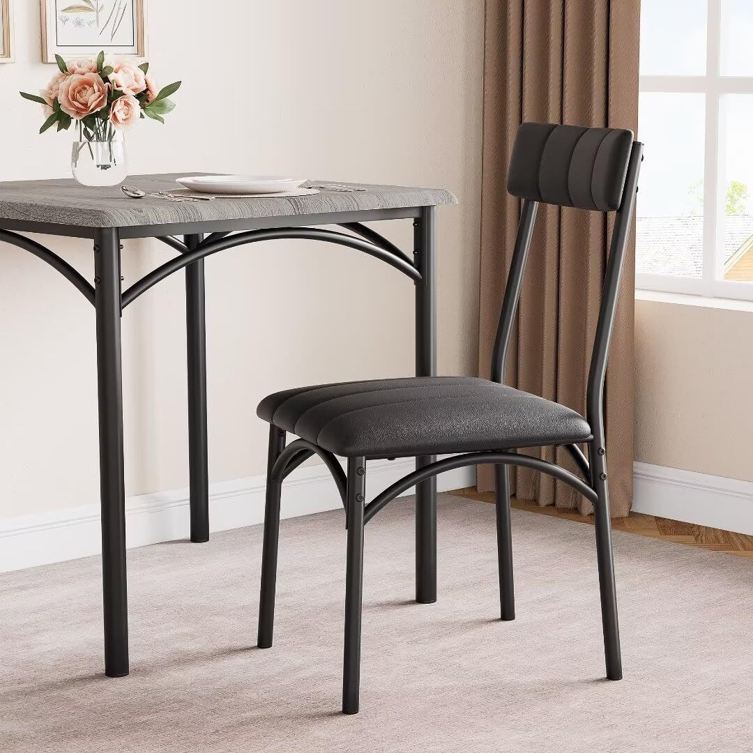 3-Piece Table and Chair Set ,Dining Room Table and 2 Chair Kitchen Table Set New