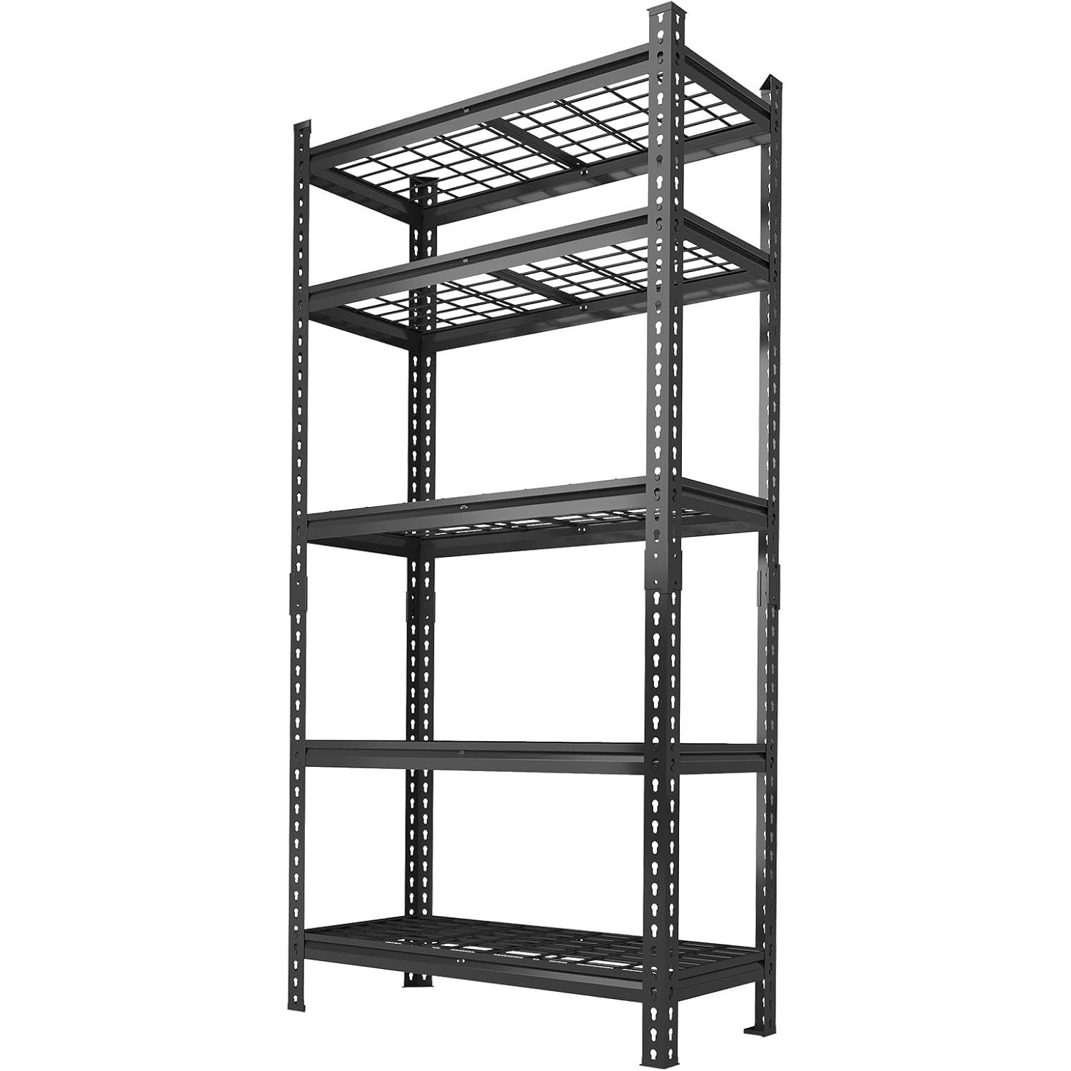 5 Tier Racking Shelf Heavy Duty Garage Shelving Storage Shelves 72 x 36 x 16 in