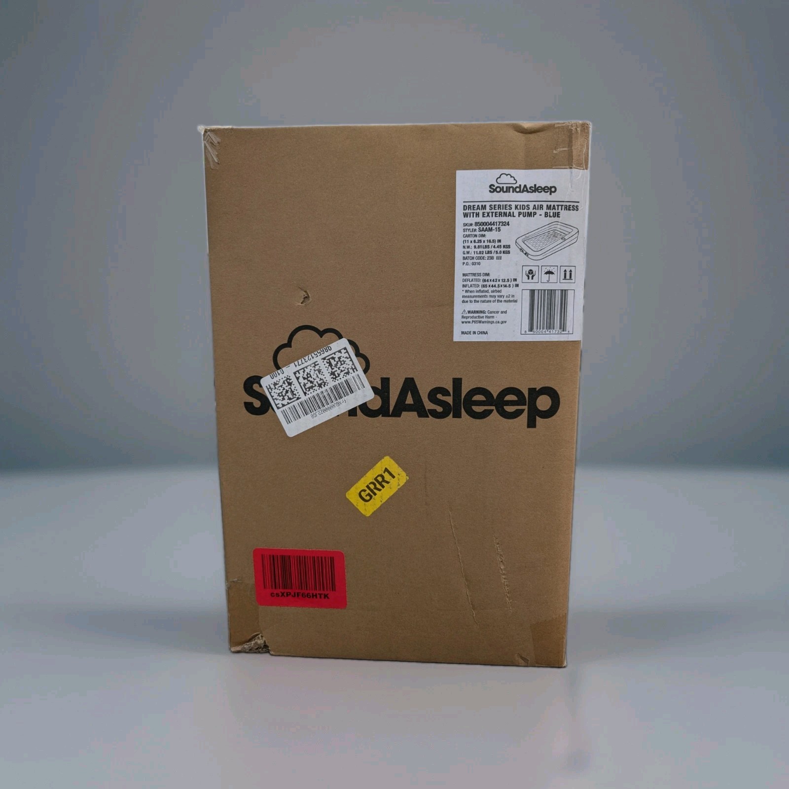 SoundAsleep Dream Series Kids Air Mattress with High Speed External Pump – New