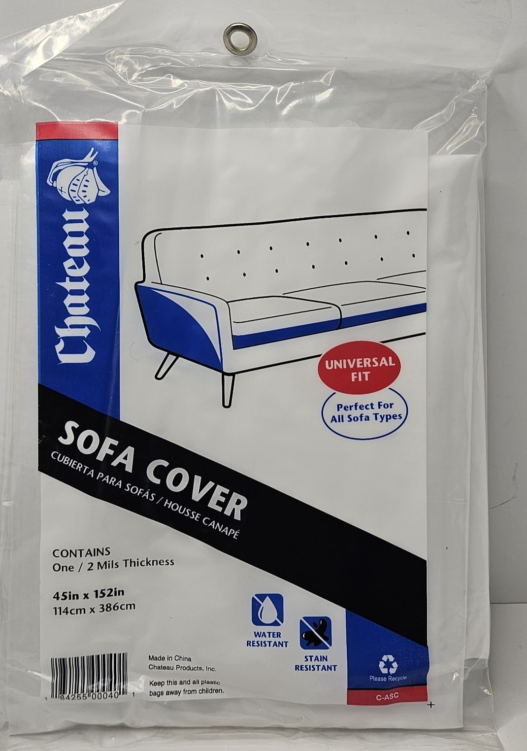 CHATEAU Protective Sofa Moving Cover 45″x152”