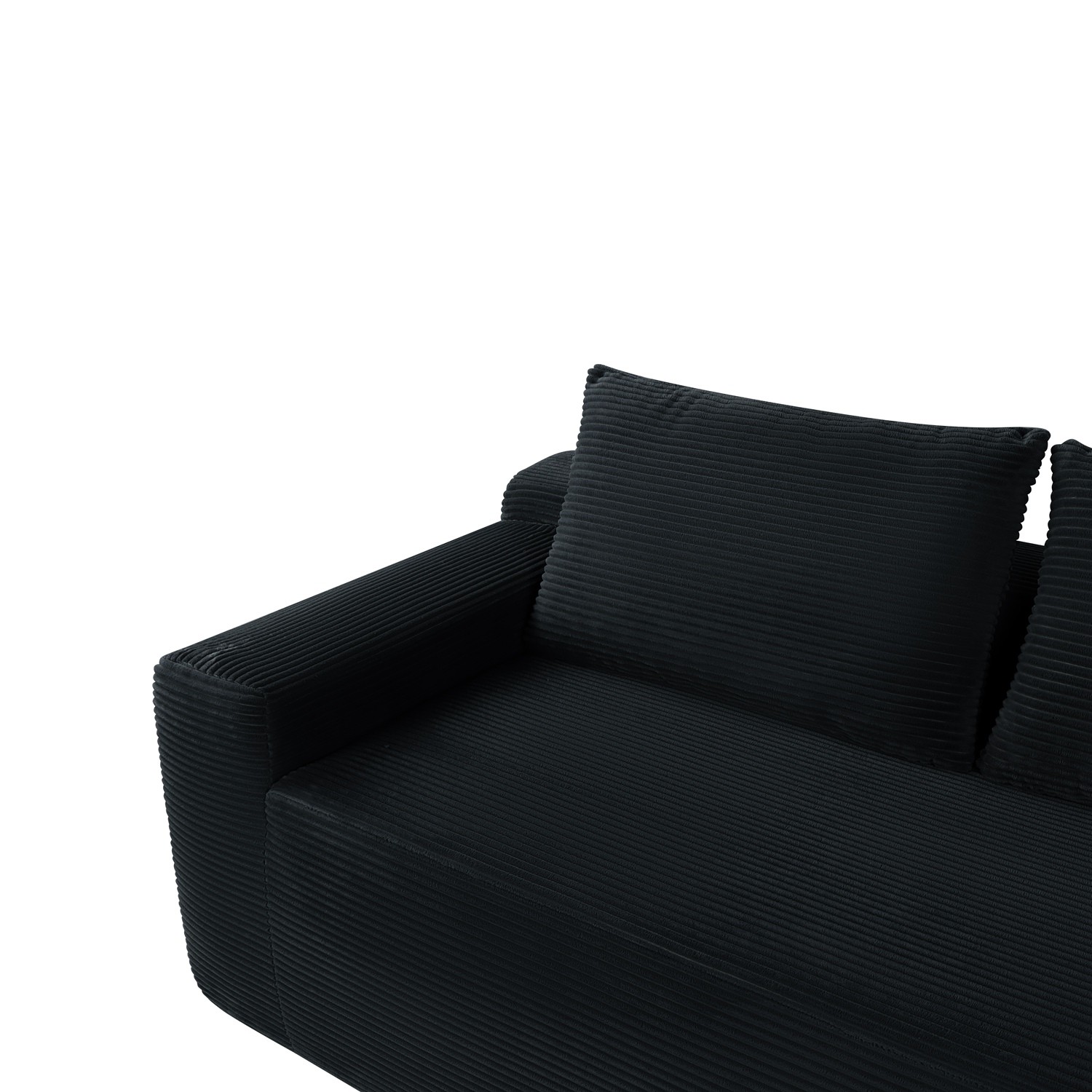96″ Modular Cloud Sectional Sofa Couch L-Shaped Couch with Chaise Lounge 3 Seat