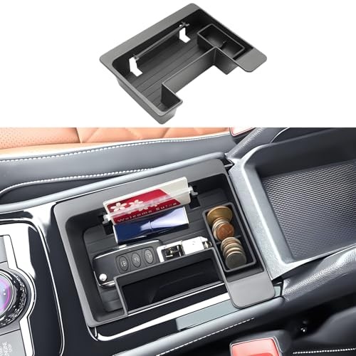 2025 2026 Tiguan Center Console Organizer Front, for VW Tiguan Tiguan-Black