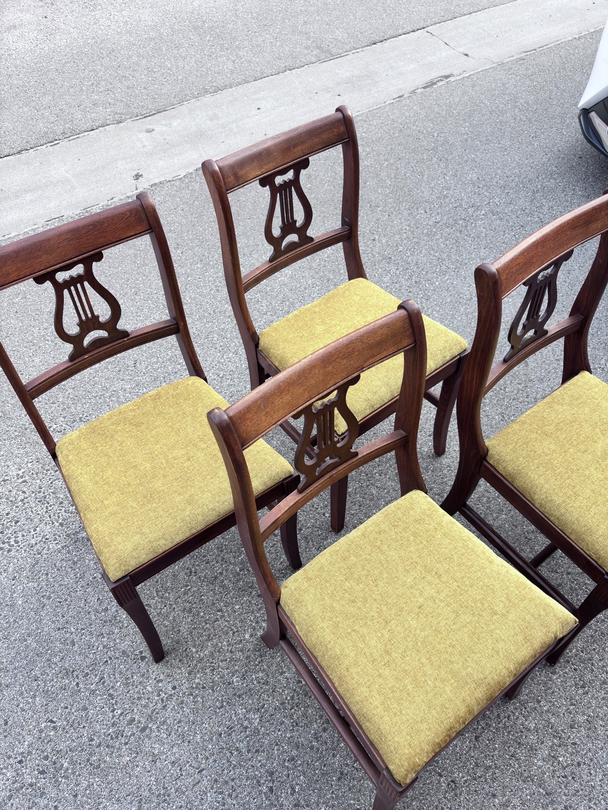 solid Mahogany _4 Duncan Phyfe Style ChairsTell City Chair Co