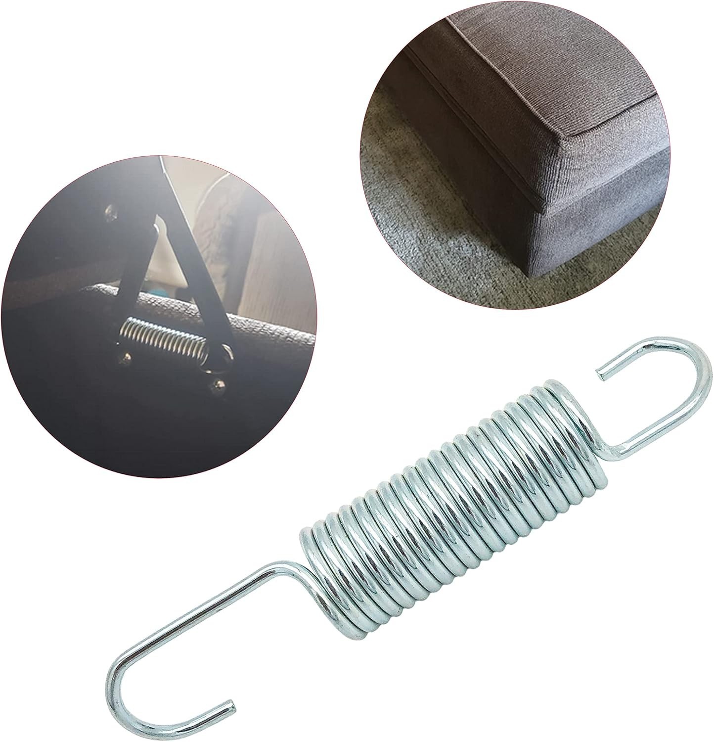 Alloy Steel Recliner Tension Springs 3-5/8 Inch for Optimal Comfort, Pack of 1