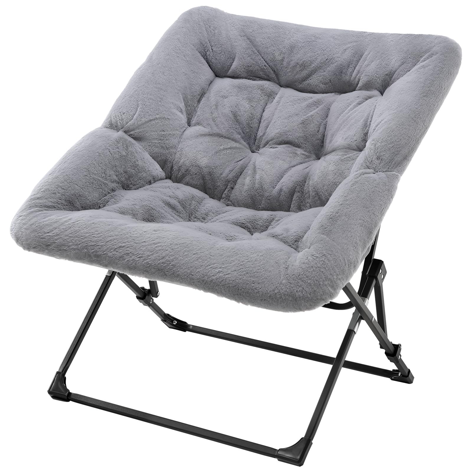 Oakham Comfy Chair for Adults, Soft Faux Fur Folding – OAKHAM-CHAIRPRO-FFG