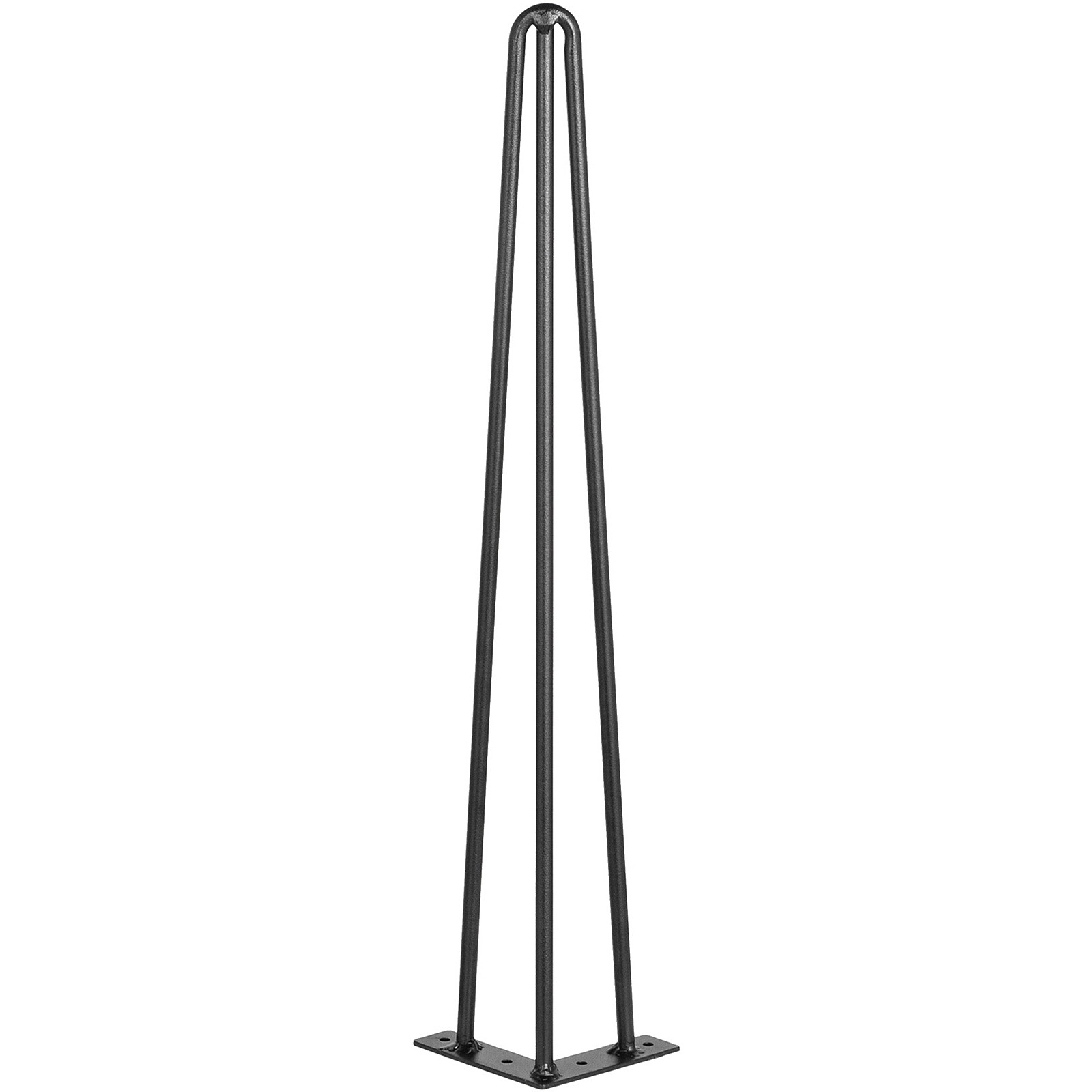 VEVOR Hairpin Table Legs 16 inch, Set of 4 DIY Desk Table Legs 3 Rods Heavy Duty