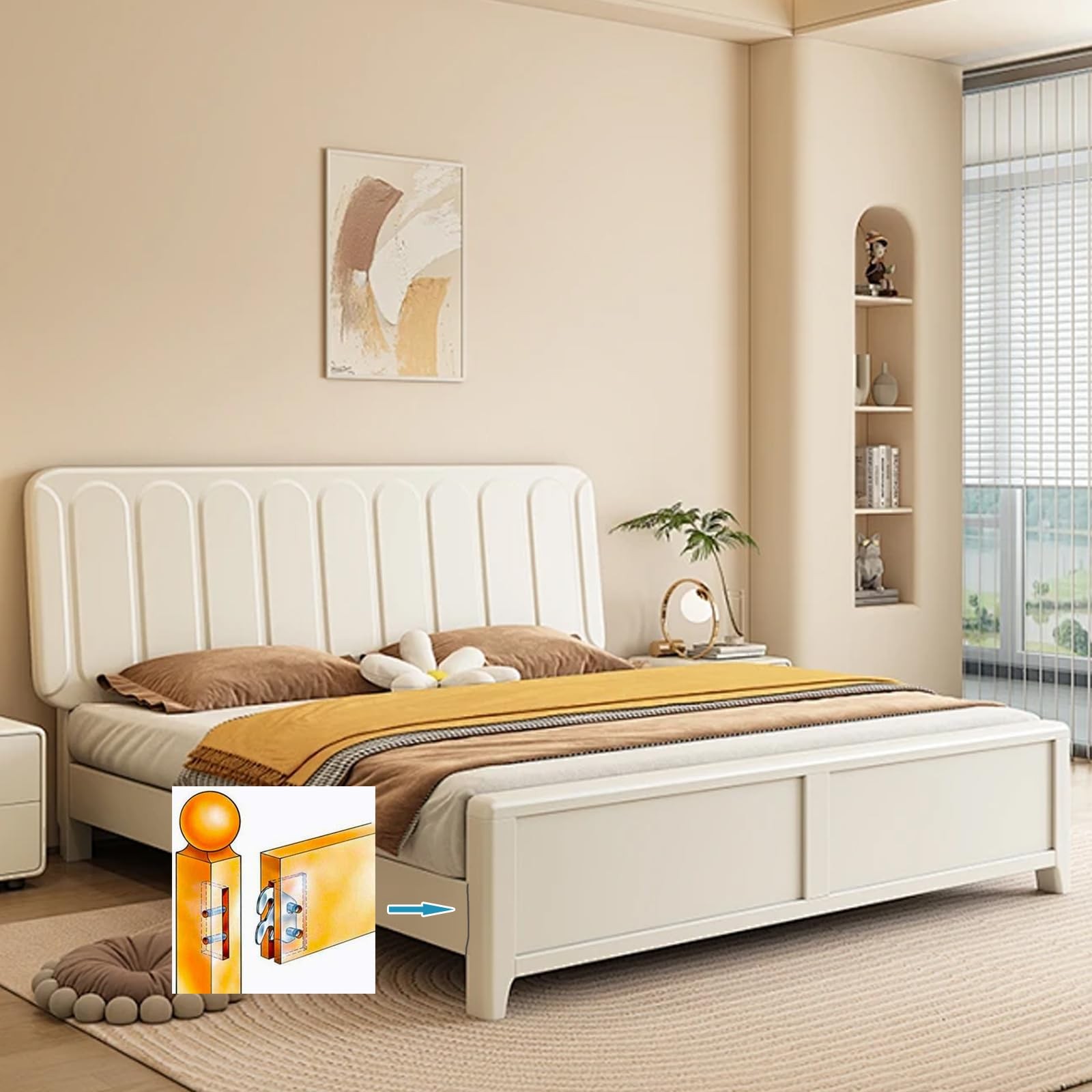 Bed Rail Brackets Bed Frame Hardware Brackets Wood Bed Rail Hook Plates Bed R…