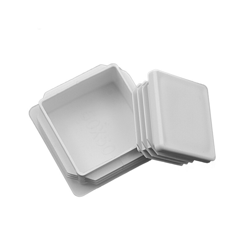 Square & Rectangle Plastic End Caps Blanking Plugs Tube Inserts Furniture Feet