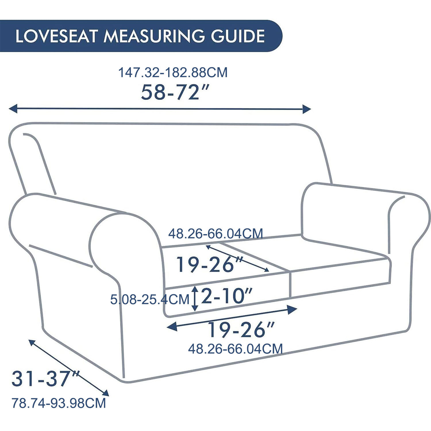 Armrest sofa cover, separate washable sofa cushion cover, home decor protection