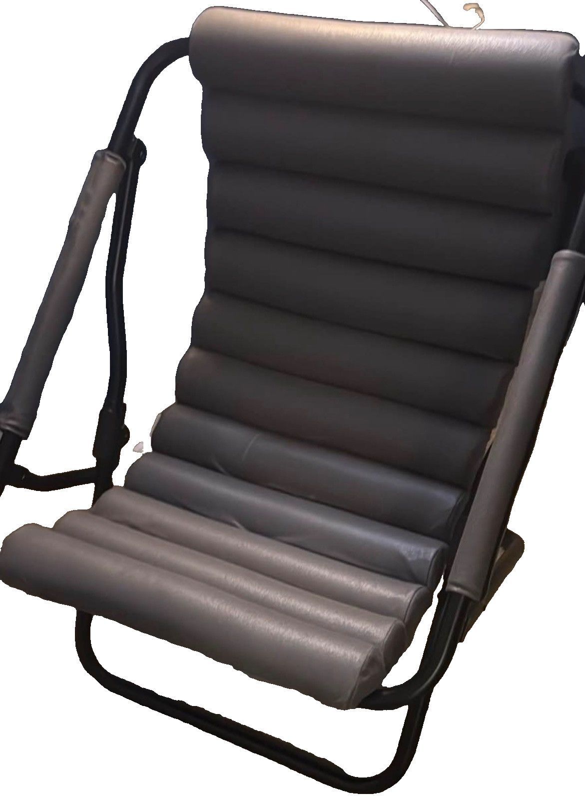 Grey sling chair 32.8in X 29.5in X 26.4in Brand new never used before